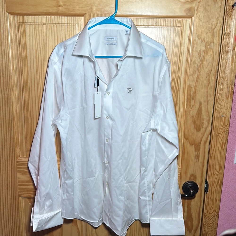 Calvin Klein White Button Down